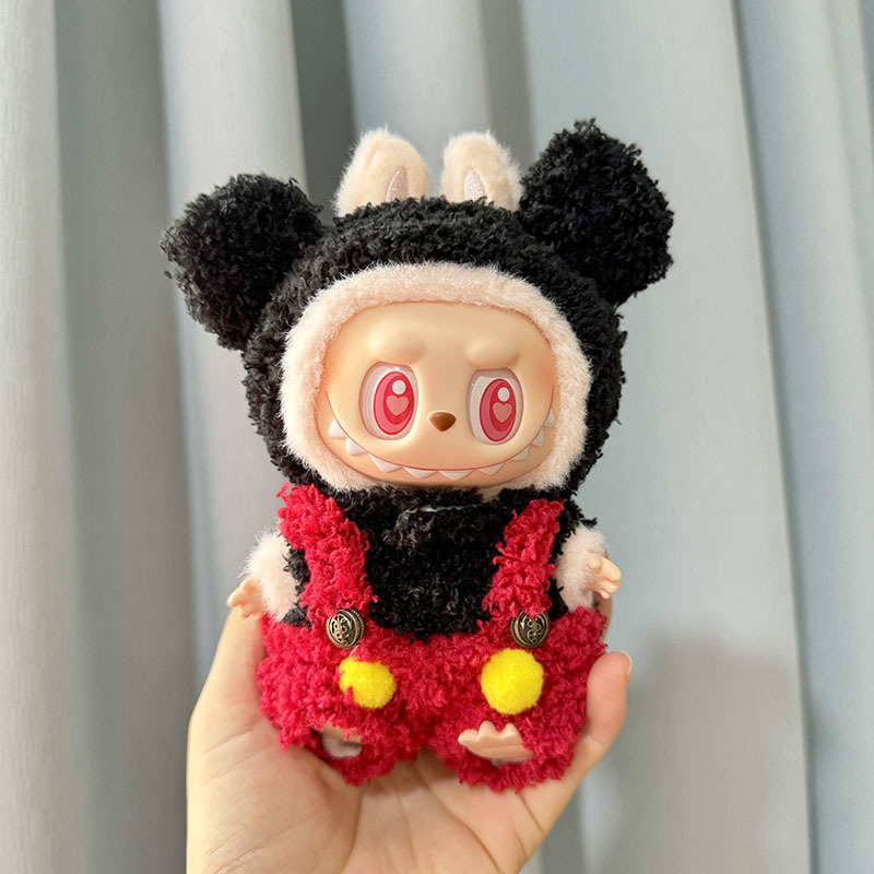 13-й стиль, милая мини-плюшевая кукла, одежда, аксессуары, Корея Kpop Exo Labubu II, комбинезон для кукол-идолов, одежда для сидения и вечеринки