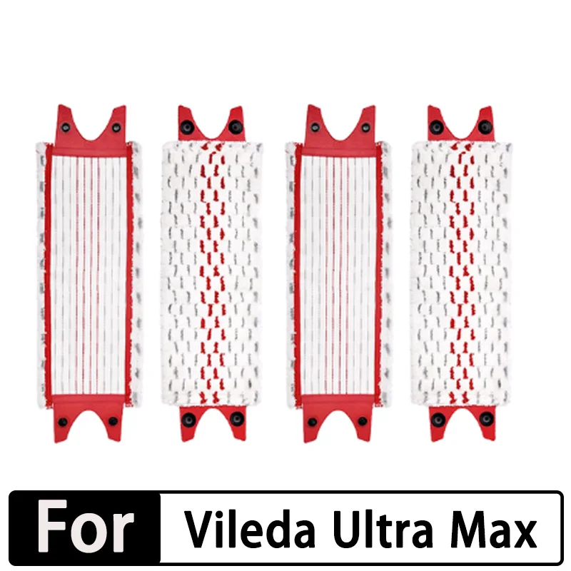 高品質マイクロファイバーフロアモップパッド再利用可能なフラットスピンモップクロス交換用 Vileda UltraMax 速乾性洗濯機で洗えます