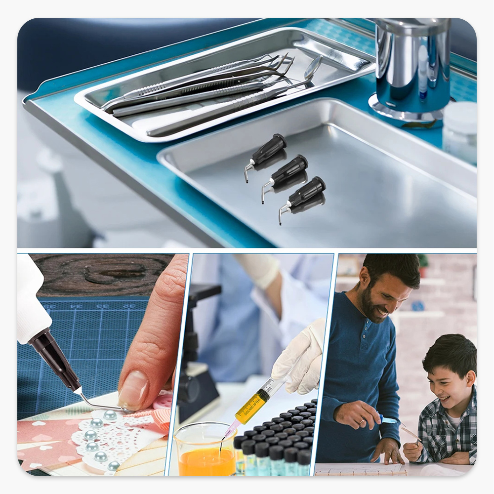 使い捨てアプリケーター,樹脂フロー複合針チップ,100ユニット/バッグ