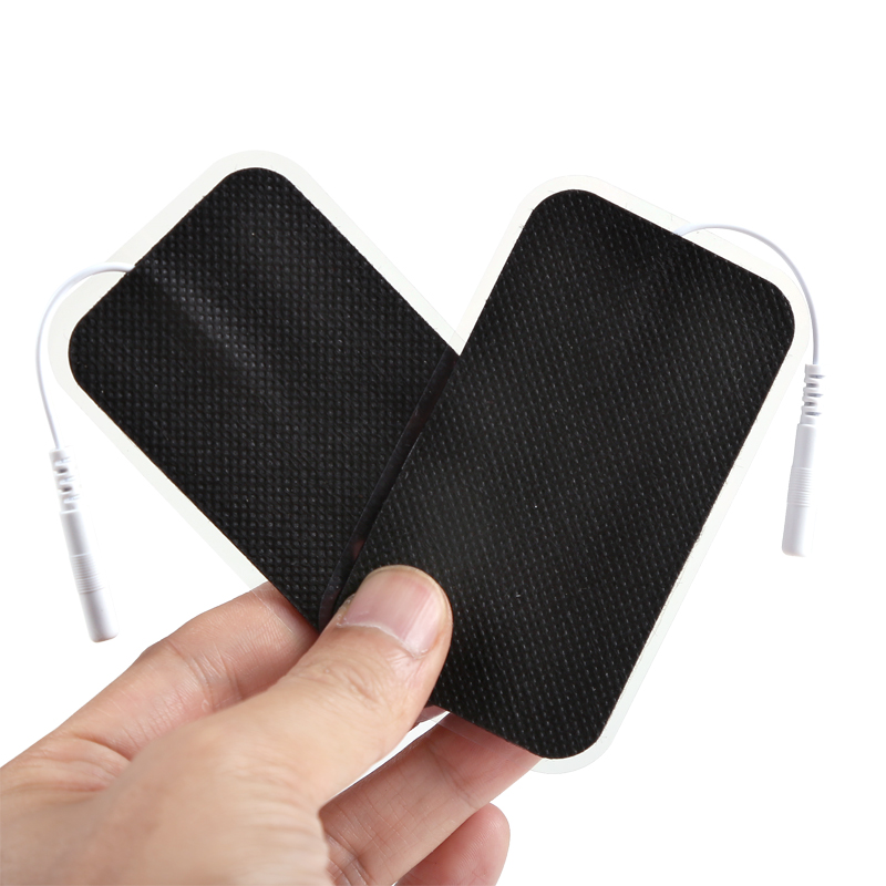 5*9 ซม.ผ้าไม่ทอ Electrode Pads 2 มม.TENS ประสาทกระตุ้นกล้ามเนื้อฝังเข็มเครื่องเจล Electrode Patch อุปกรณ์เสริม