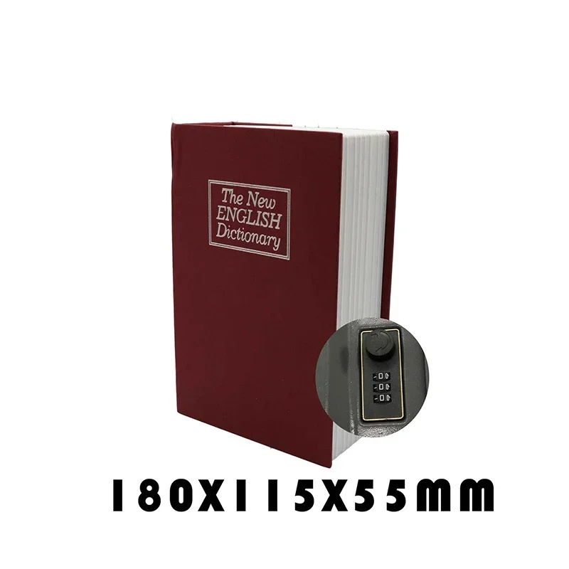 Kreativer Buchsafe, englisches Wörterbuch, Buchsafe, Aufbewahrungsbox, sichere Sicherheit, versteckter Safe, dekoratives Buch