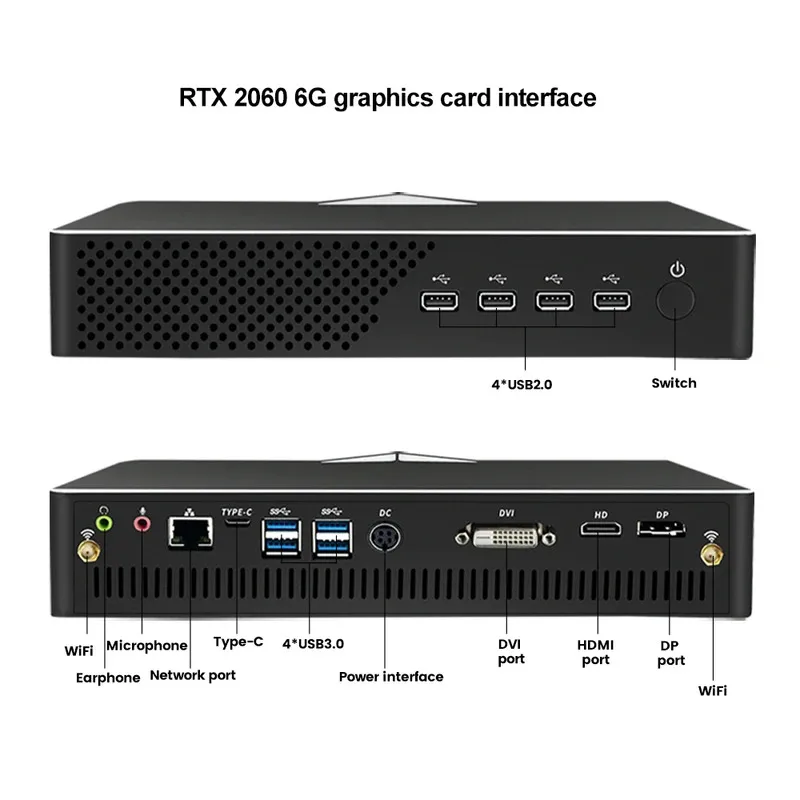 Aotesier novo pc de jogos nv-idia rtx 3050 8g gddr6 núcleo i9 i7 i5 desktop mini gamer computador janela 11 2 * hd-mi2.1 2 * dd1.4 4x8k uhd
