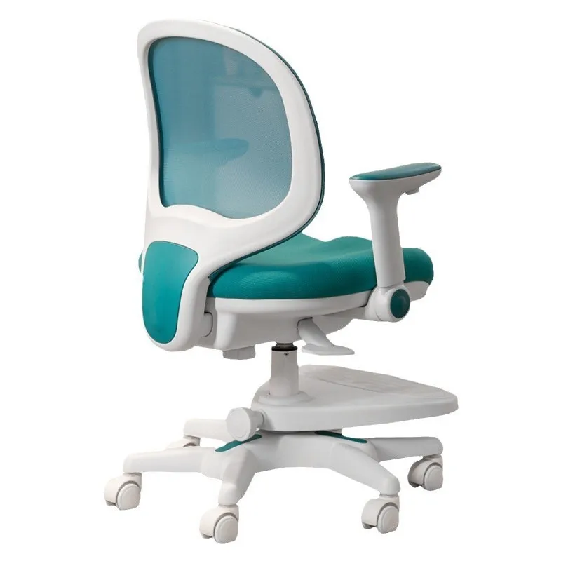 La silla de estudio para niños se puede subir y bajar, asiento para el hogar, escritorio para estudiantes, silla de escritura para respaldo de la silla para sentarse correcta