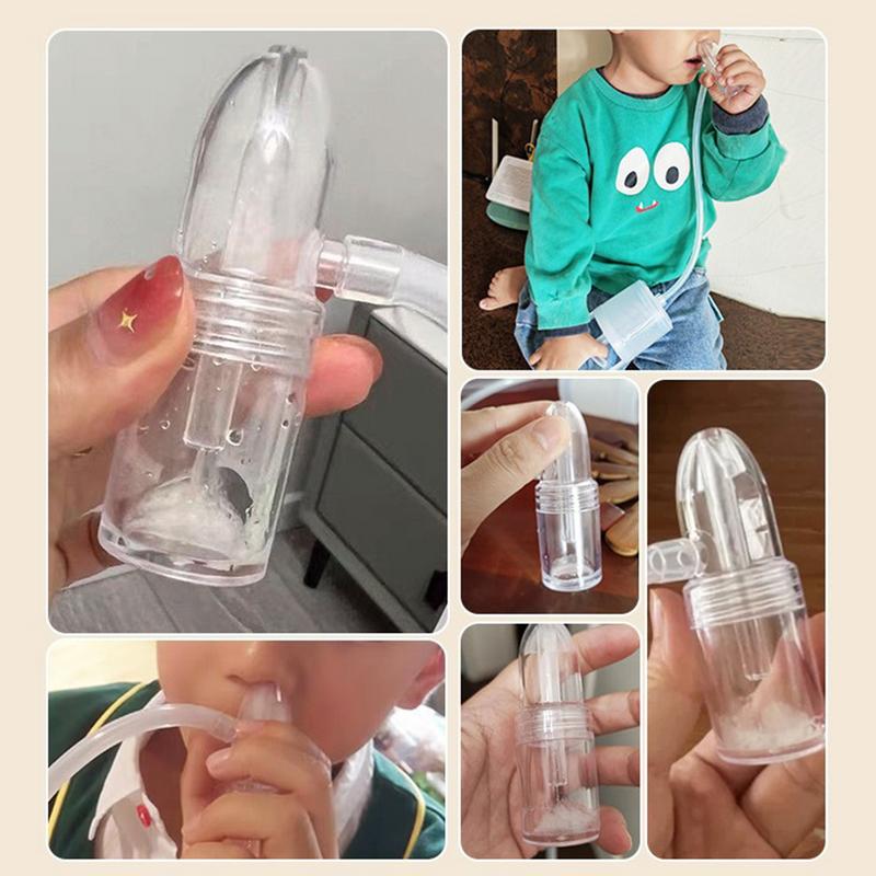 Aspirador nasal do bebê, bomba de mão poderosa, ponta de nariz não invasiva, higiênica e confortável, sucção para bebê