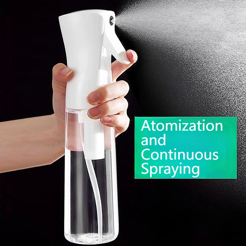 Botella pulverizadora continua de alta presión de 200/500ml, botella pulverizadora para el cuidado del cabello, maquillaje, reposición de agua, botella separada, botella de niebla