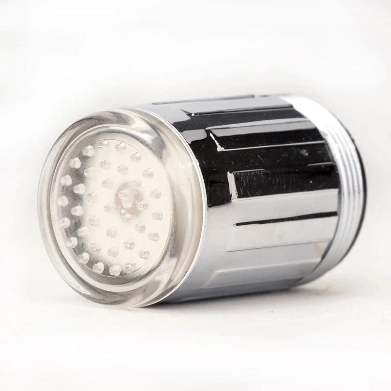 高度な蛇口エアレーター水 7 カラフルなパワーシャワー LED タップライト節水カラフルなエアレーター浴室アクセサリー飾る