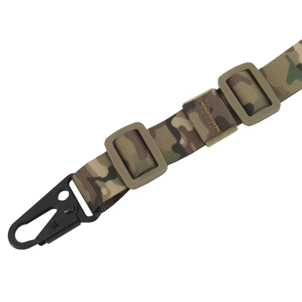ยุทธวิธี Modular RIFLE สลิงที่ถอดออกได้ 2 จุด/1 จุด 2.25 "กว้างเบาะยิงปืนสลิงการล่าสัตว์ปืนไรเฟิลอุปกรณ์เสริม