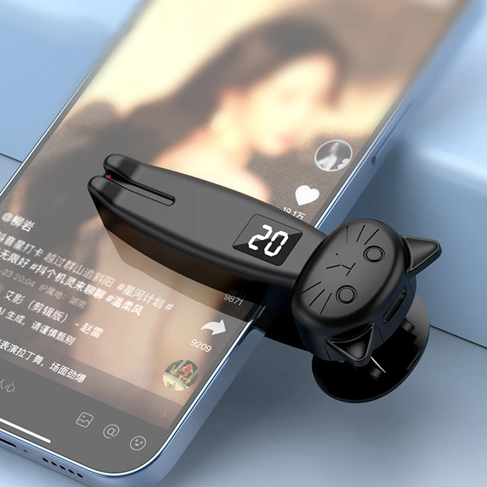 Page Turner Remote Controller Camera Shutter Bluetooth 5.3 Smart Phone Auto Clicker Ring for TikTok for Kindle Paperwhite