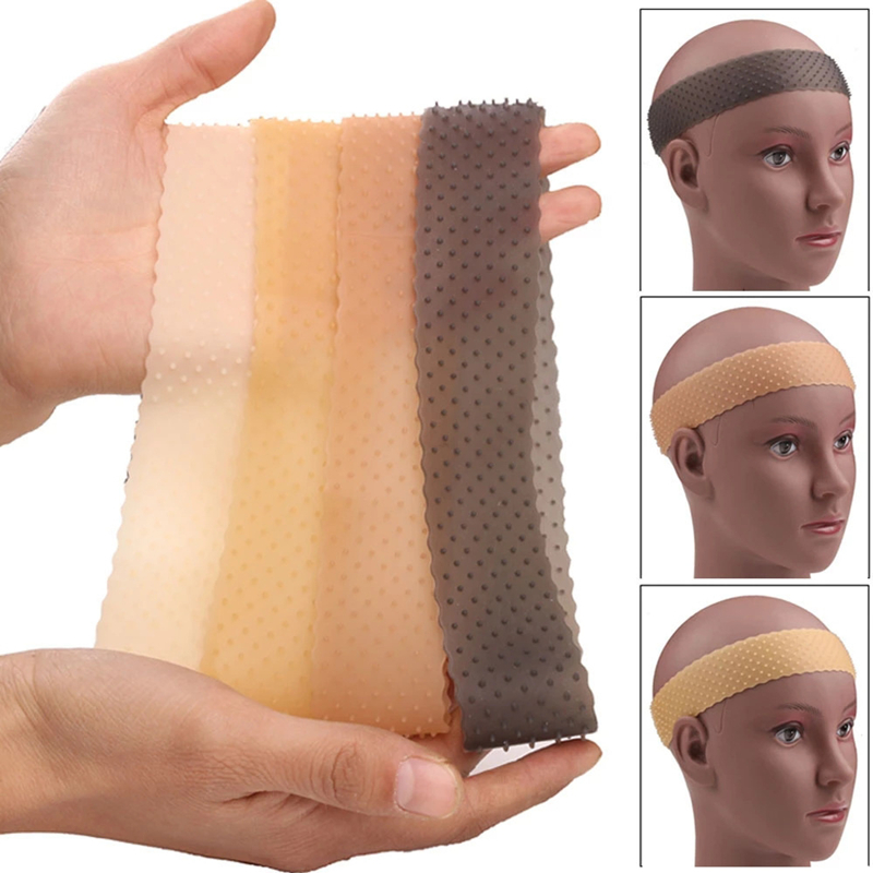 1 ST Siliconen Grip Pruik Band Verstelbare Siliconen Pruik Hoofdband Fix Antislip Pruik Bands Naadloze Pruik Band Pruik Grip Band