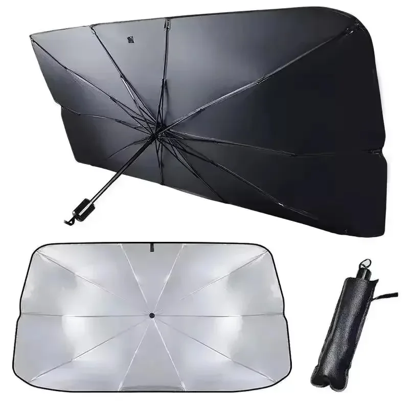 Parasol específico para coche, artefacto de sombrilla, sombrilla de protección, paraguas Interio, parasoles para parabrisas, accesorios exteriores