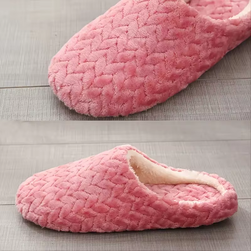 Pantofole da casa soffici unisex Morbide, leggere, antiscivolo, comode scivoli da interno per l'autunno inverno