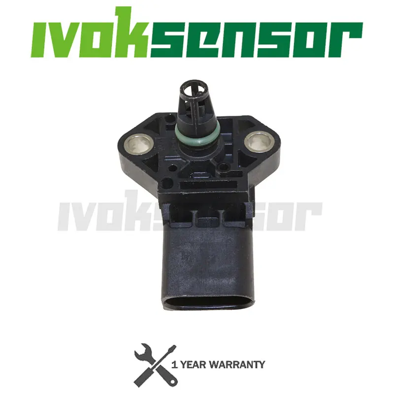 4 BAR Ansaugkrümmer-Boost-Druck-MAP-Sensor Drucksensor für VW Audi SEAT SKODA 1.4 2.0 TDI 03K 906051 0281006059 0281006060