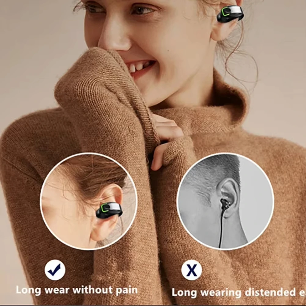 Auriculares inalámbricos Tws Bass Music Earring Bluetooth 5,3 auriculares deportivos individuales con micrófono táctil auriculares de negocios