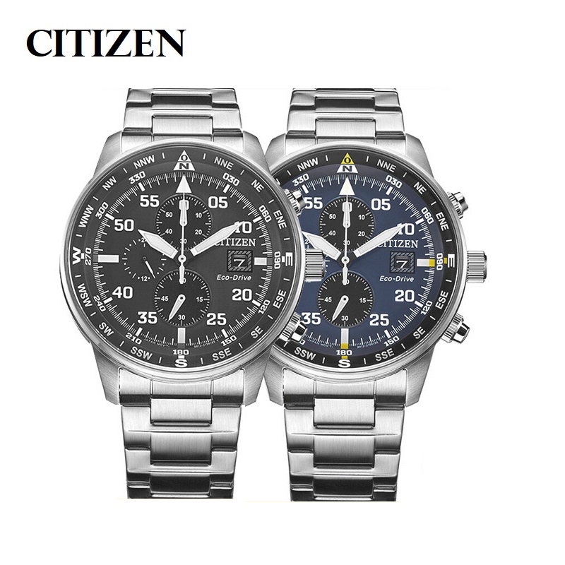 Citizen moda masculina relógio de aço inoxidável calendário luxo relógio de pulso de quartzo relógios de negócios para homem montre homme