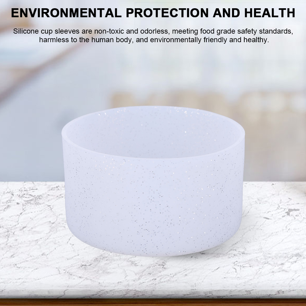 Capa inferior para garrafa de água, universal, 7.5cm, silicone de qualidade alimentar, capa protetora para stanley 40oz/30oz, base de copo