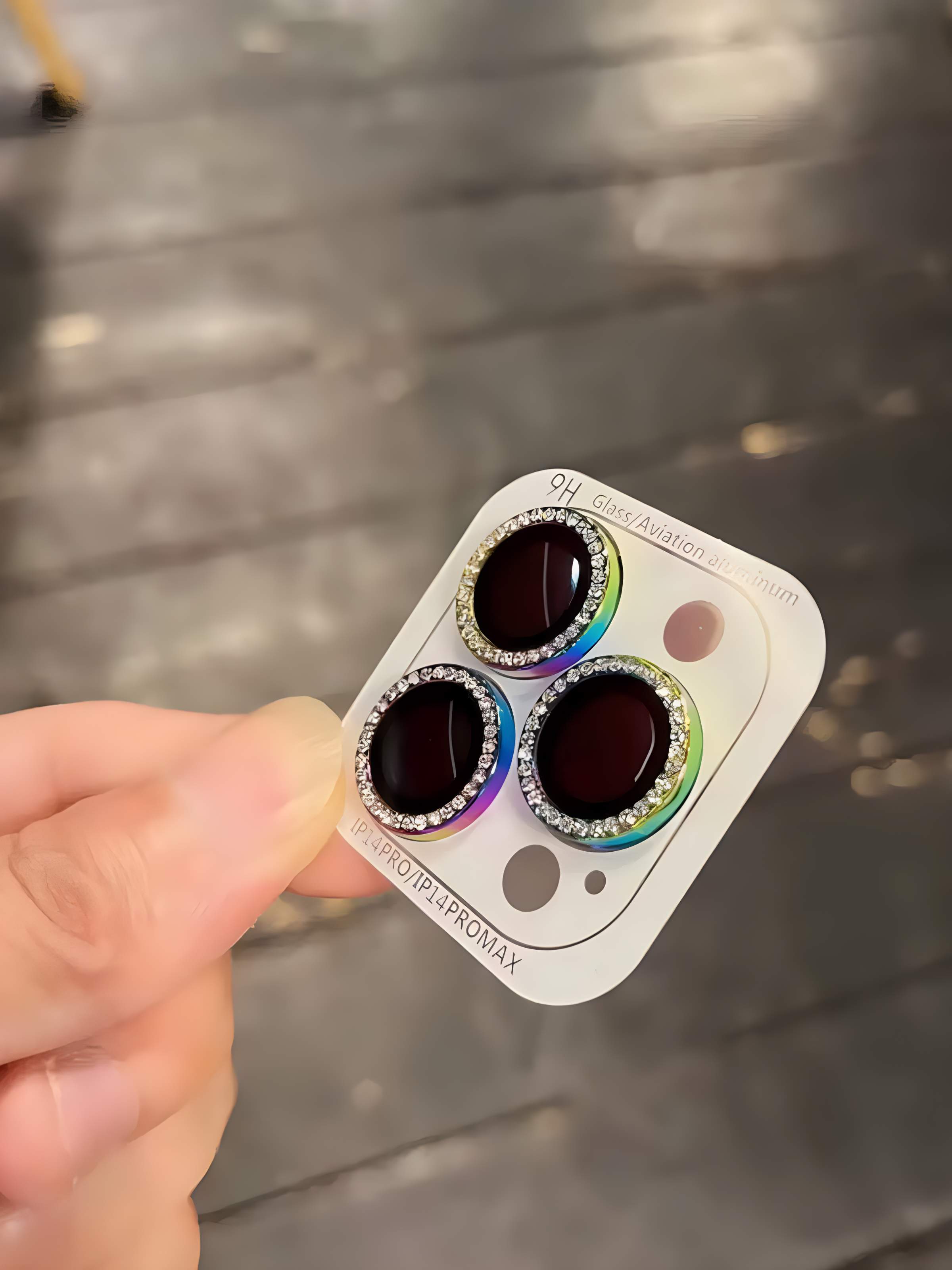 2-3 Stück Mode Pretty Shine Diamond Kameraobjektivschutzhülle für iPhone 12 15 14 Pro Max Glitzerobjektiv Glas Kameraabdeckung Mädchen