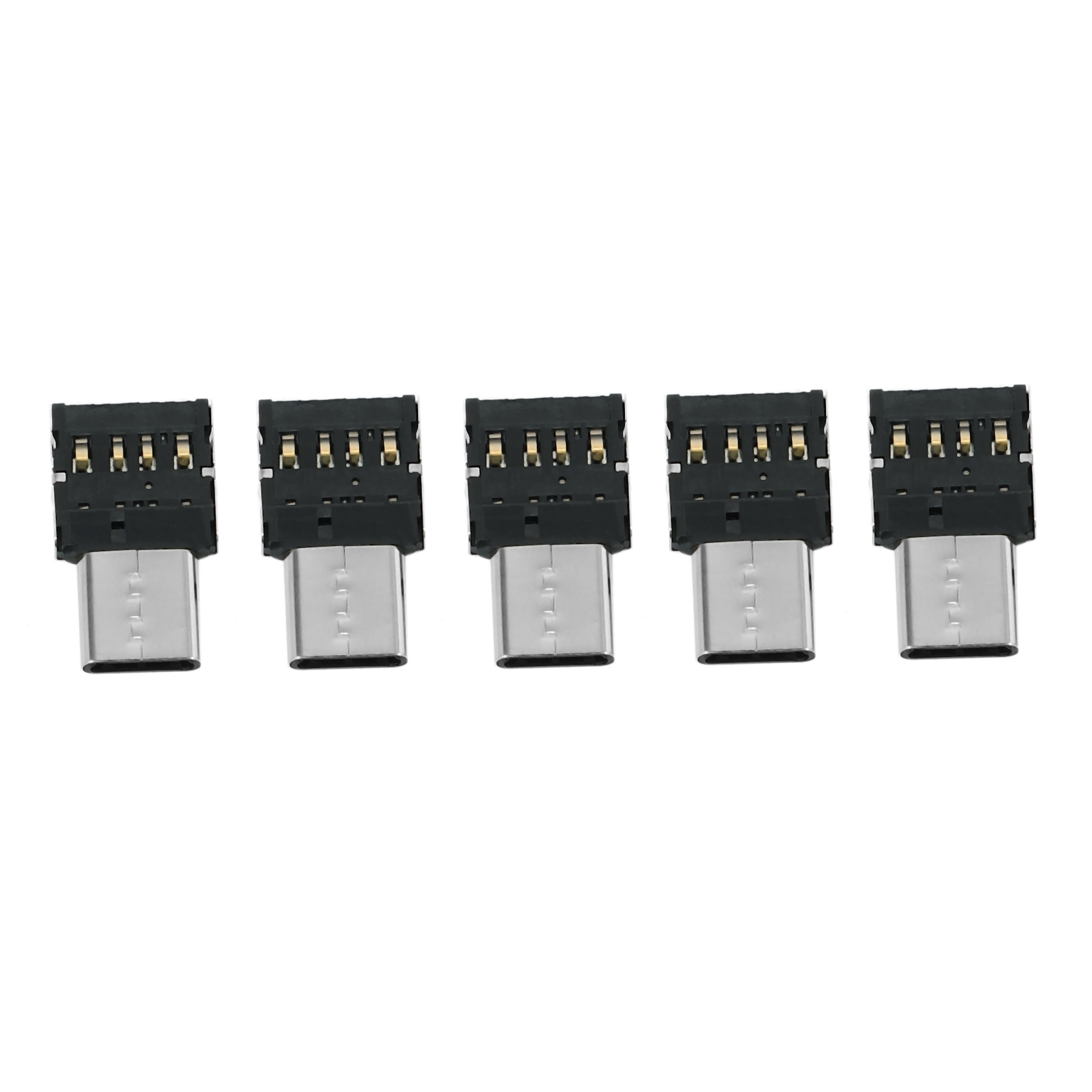 5 sztuk Ultra typ Mini-C USB-C do USB 2.0 Adapter OTG do Tablet z funkcją telefonu komórkowego, kabel USB i dysk Flash