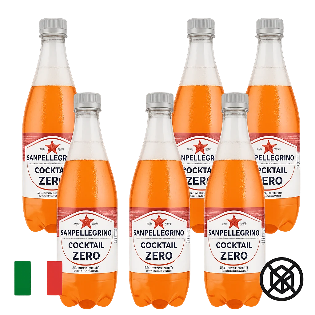 Zero Cocktail kohlensäurehaltiges Getränk 750 ml x 6 – San Pellegrino