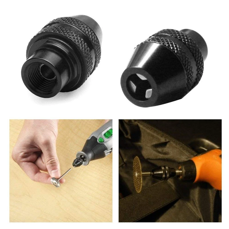 ZEXEF 1/2/3 pezzi mandrino autoserrante multifunzionale a cambio rapido mandrino universale accessori per molatura utensile rotante di ricambio