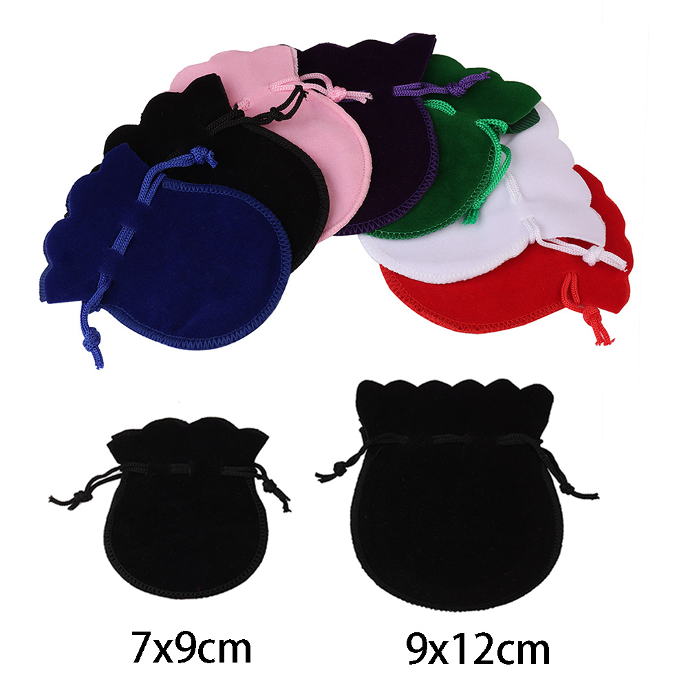 10 teile/los Kürbis Beutel Samt Geschenke Tasche Kordelzug Nylon Seil Weiche Schmuck Verpackung Hochzeit Weihnachten Süßigkeiten Schmuck Beutel