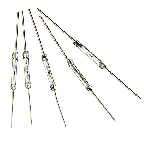 Si Tai&SH 10pcs N/O Reed switch Magnetic Switch 2 * 14mm Normally Open Magnetic Induction switch For Arduino Data system