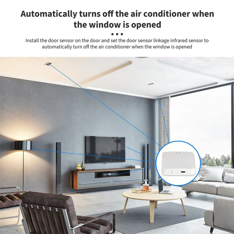 Tuya Zigbee 3,0 Hub de enlace puente de casa inteligente aplicación remota de vida inteligente dispositivo de automatización de Control funciona con Alexa Google