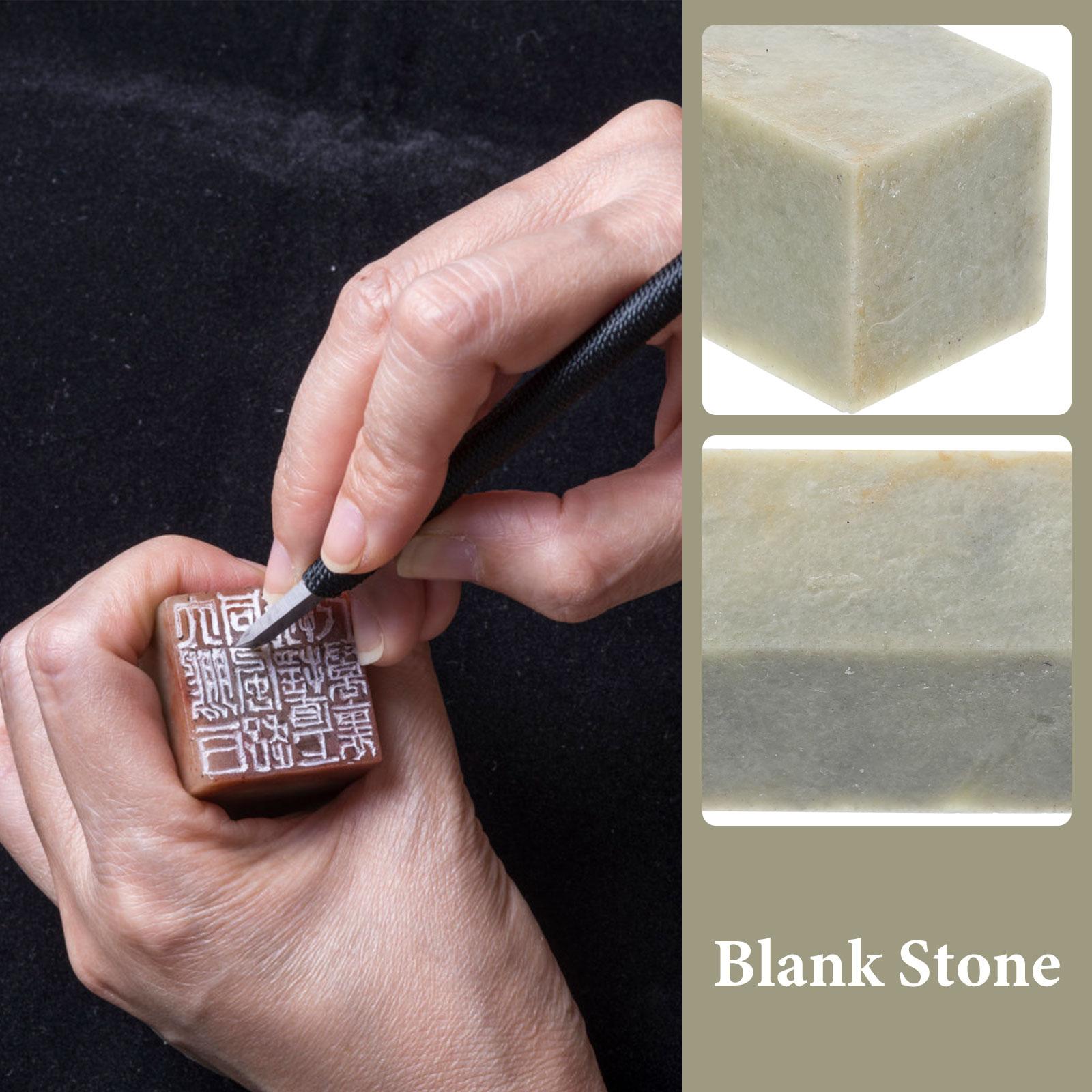 Fang Zhang Qingtian Stone Seal Materiaal Scrapbook Balpennen Gouden DIY Stempel