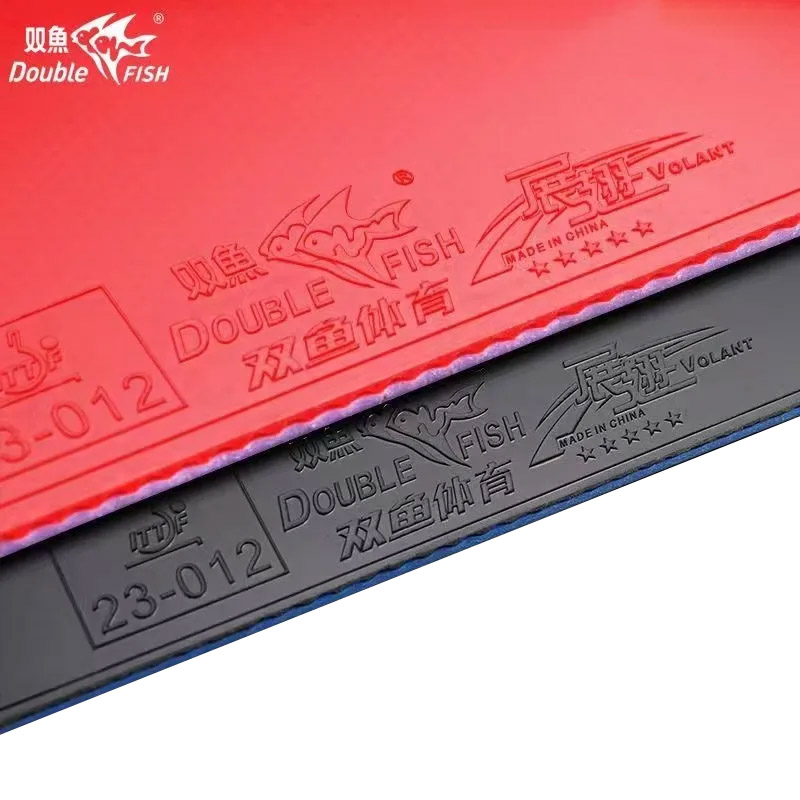 DUBBELE VIS Volant Tafeltennisrubber Tacky Top Sheet Professioneel Pingpongrubber Gemaakt in China