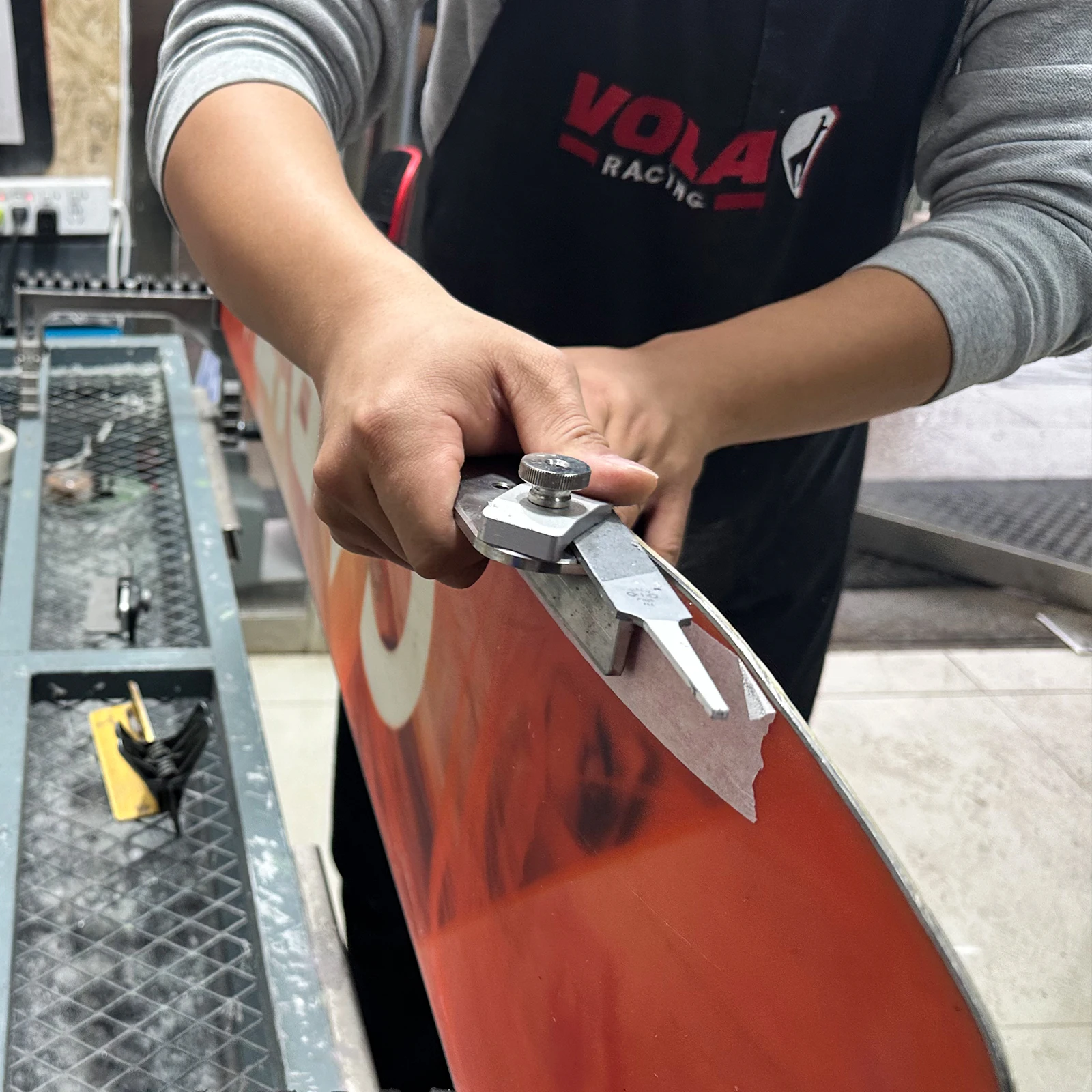 XCMAN Ski Snowboard Stainless Steel 304 Racing Side Bevel Angle File Guide CNC Made With Clamp and File