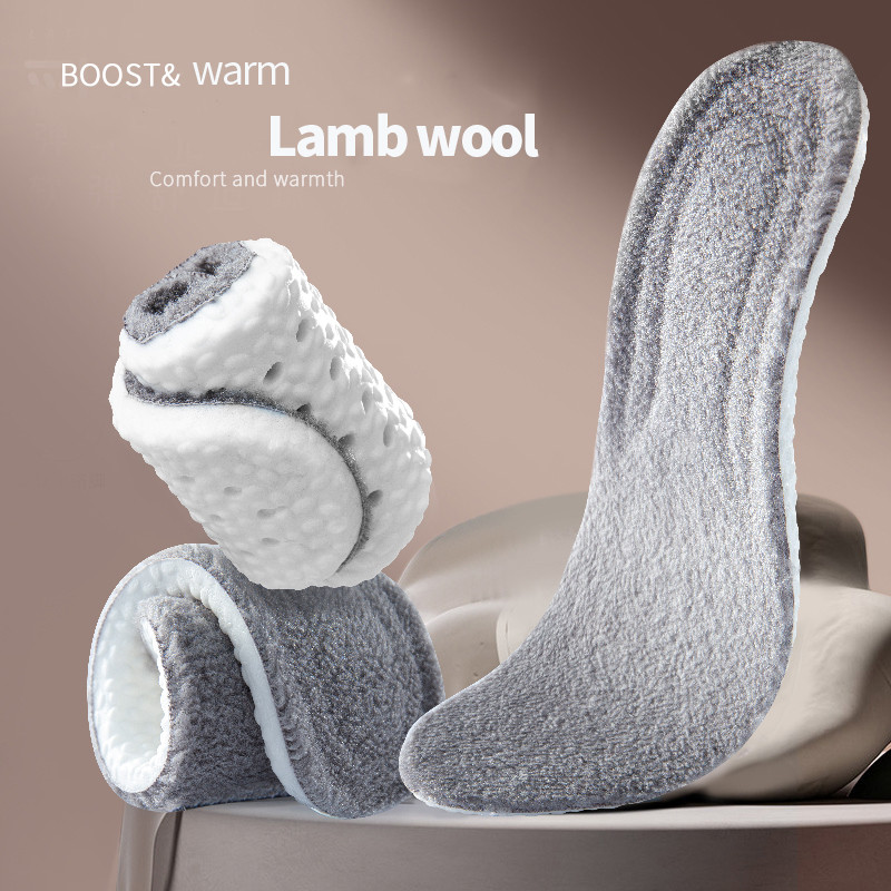 Nueva plantilla calentada que mantiene el calor, plantillas térmicas de Cachemira PU, desodorización, zapatos deportivos transpirables de invierno para hombres y mujeres, botas, almohadilla