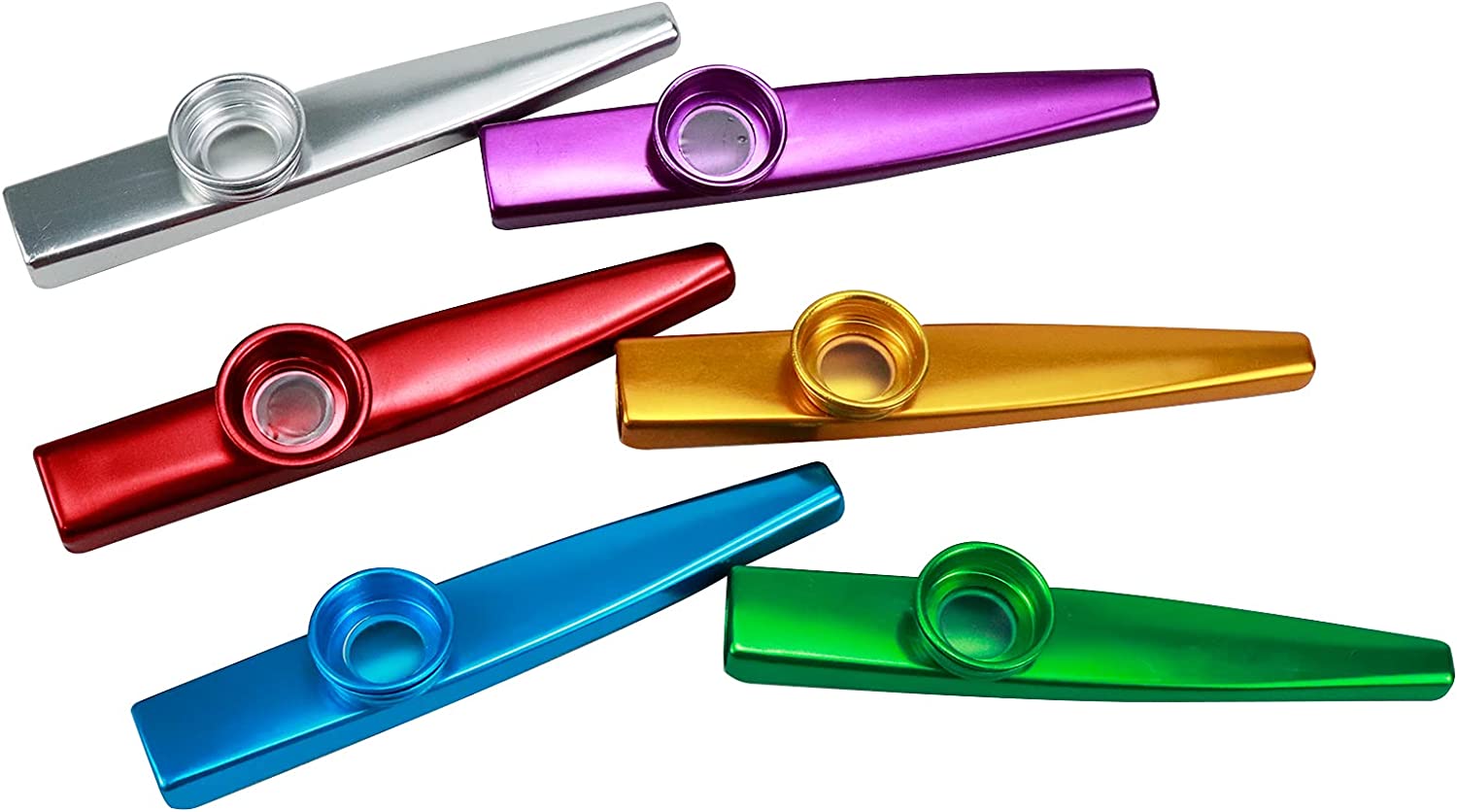 โลหะ Kazoo เครื่องดนตรีขลุ่ยไดอะแฟรมปาก Kazoos เครื่องดนตรี Good Companion สําหรับกีตาร์