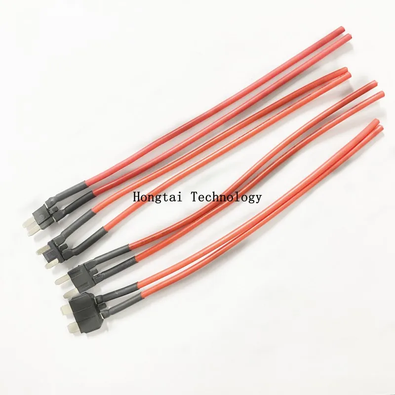 Toma de corriente de fusible Simple de doble línea para coche, Mini Micro estándar 2, 12V, 24V, caja de fusibles, línea de modificación no destructiva