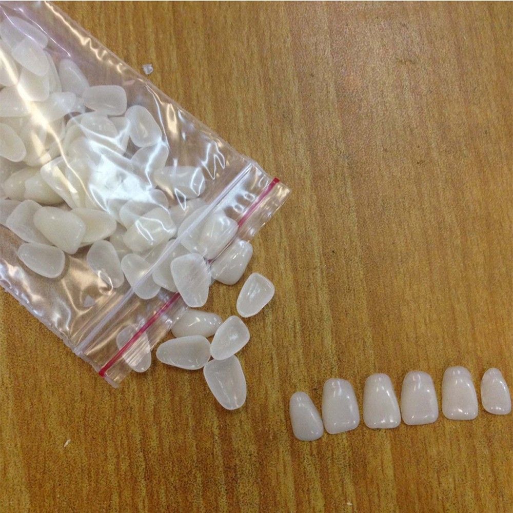 70PCS/Package Dental Ultra-Thin Whitening Veneers Resin Teeth Upper Anterior Hot