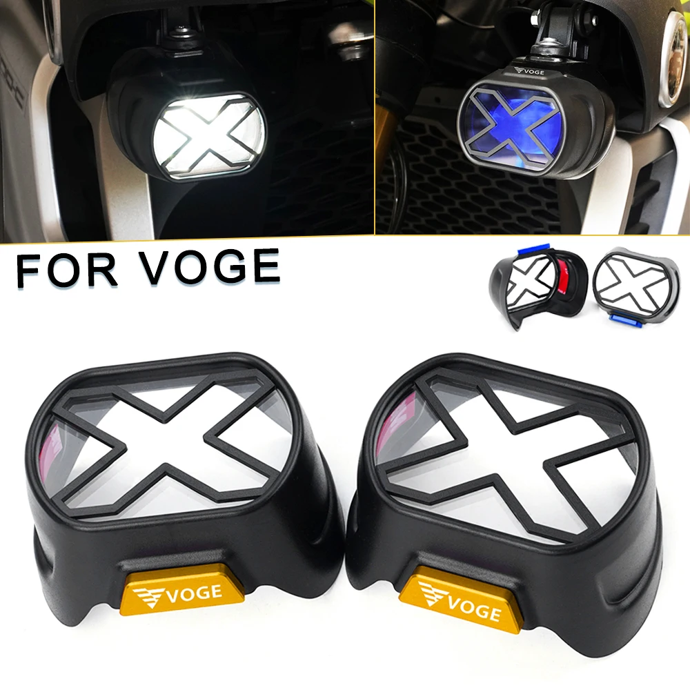For VOGE DS900X DS625X DS525X 900DSX 625DSX 525DSX DSX 900 625 525 DSX Motorcycle Fog light Protection Guards Fog Lamp Cover Cap