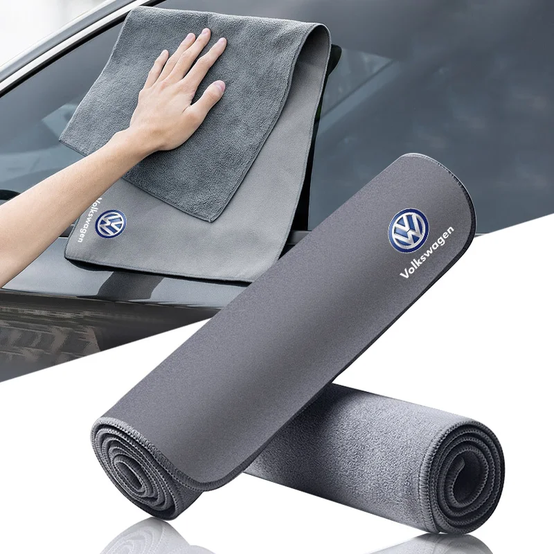 Ręcznik samochodowy z mikrofibry Akcesoria samochodowe do Volkswagen Magotan Sagitar Golf-4 5 6 7 Magotan Polaris MK7 MK6 MK5