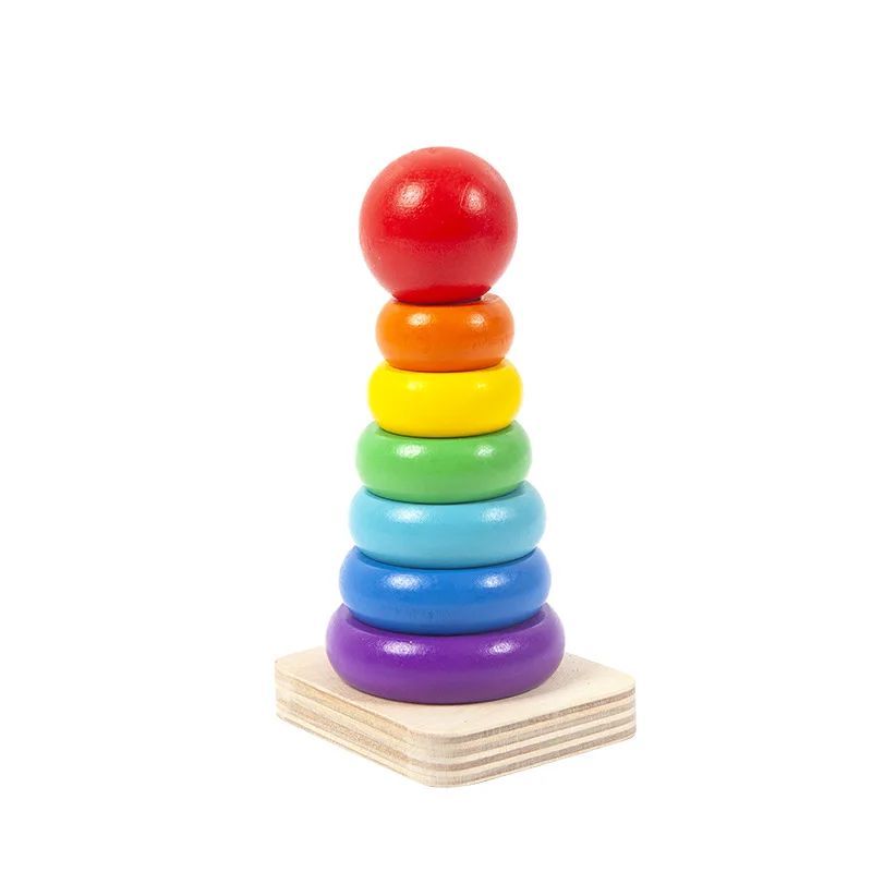 ไม้ Montessori ของเล่นเด็กไม้ Sorting & Stacking ของเล่น Girt สําหรับเด็กผู้หญิงสีรูปร่างของเล่นเพื่อการศึกษา Early สําหรับเด็กวัยหัดเดิน