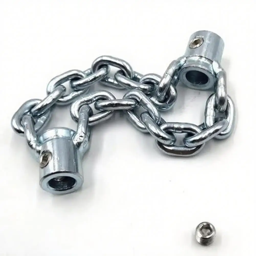 Cadena de desatascador de tuberías rápida, cadena de descalcificación de alcantarillado de eje flexible profesional, herramienta de dragado de cables giratorio para mantenimiento de tuberías de Pvc