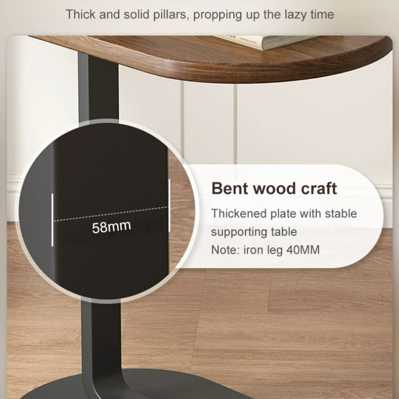 Household Simple coffee table C-type design Sofa movable coffee table