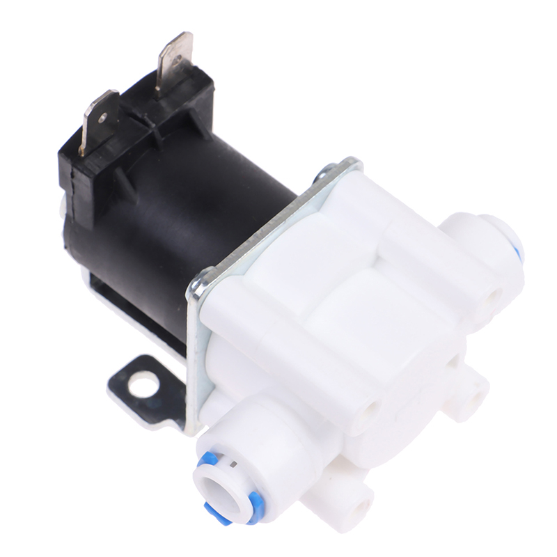 เครื่องทำน้ำบริสุทธิ์12V/24V วาล์วน้ำ1ชิ้นเครื่องกรองน้ำระบบรีเวิร์สออสโมซิส2จุดสวิทช์วาล์วเชื่อมต่อที่รวดเร็ว