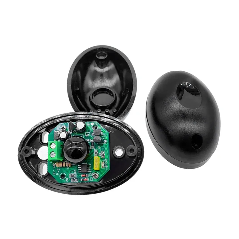 Un par IP55 puerta automatizada sensor detector infrarrojo seguro 12-24V sensor infrarrojo haz de seguridad detector de fotocélula