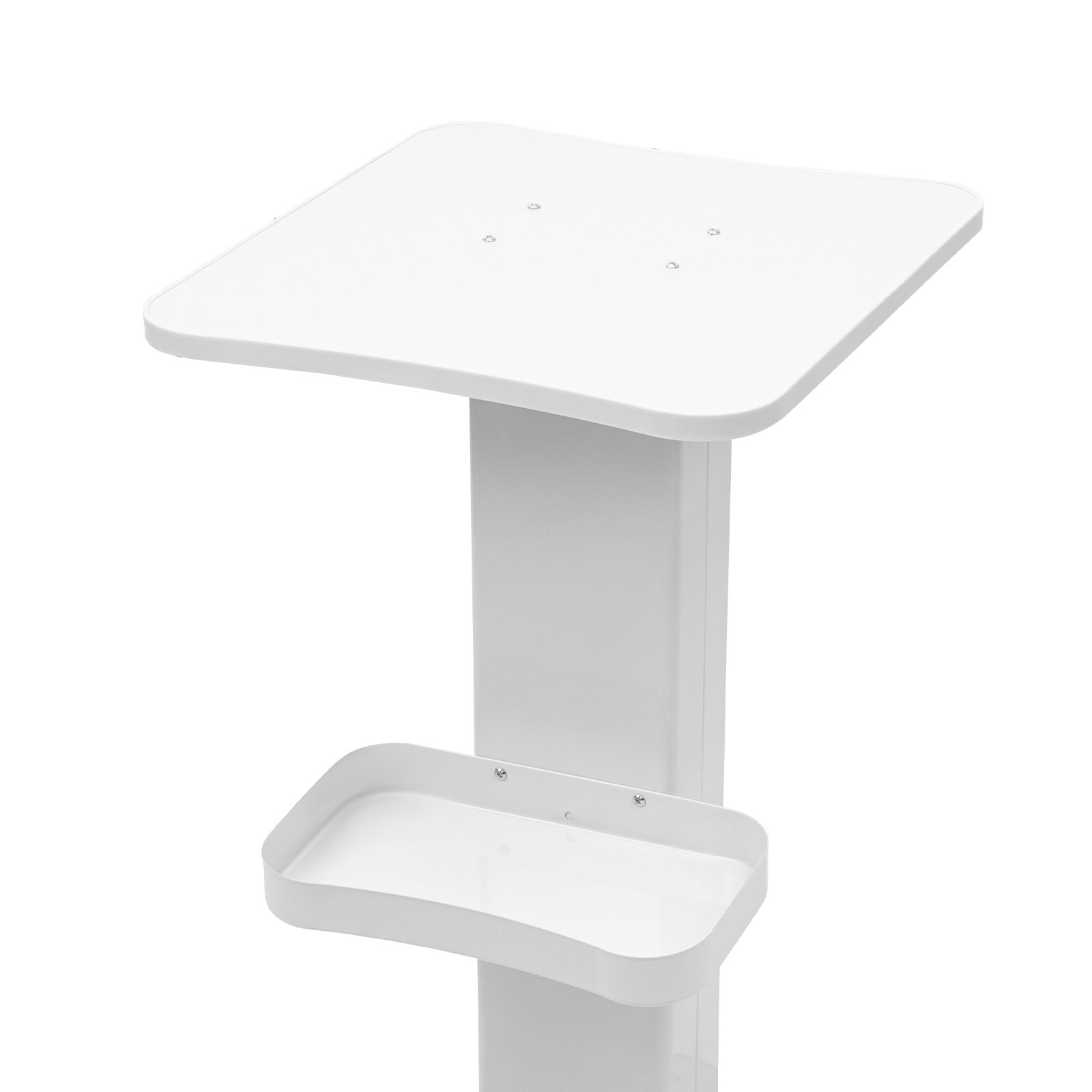 Carrello di bellezza Carrello a rulli per salone Supporto per vassoio per strumenti di bellezza Carrello a rotelle con carico a ruota 132 libbre in alluminio per salone spa