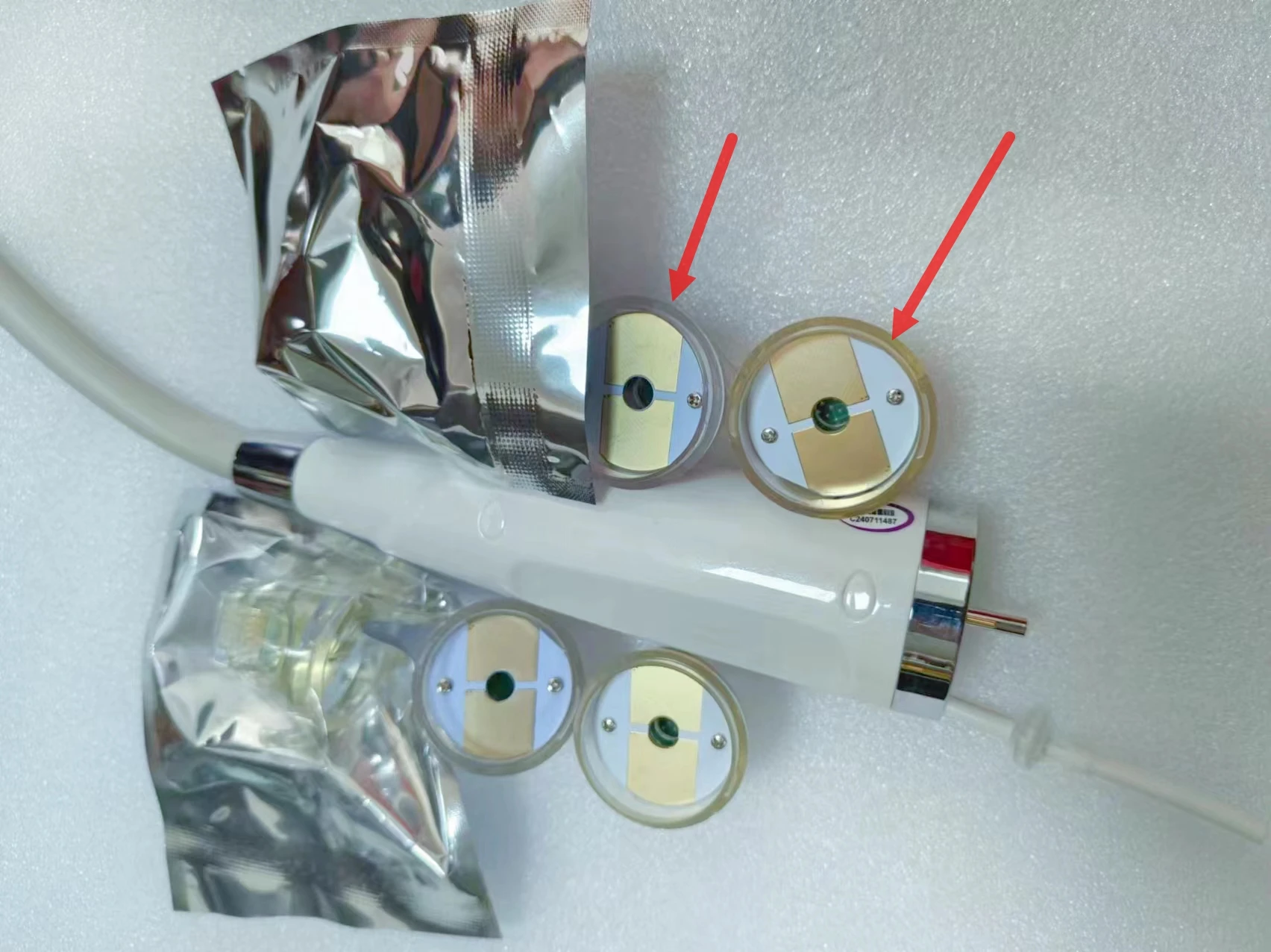 Replace RF Microneedling Cartridge Gold Plated 10/25/64 Pins Nano for Micro Needle RF Machine Anti Stretch Mark