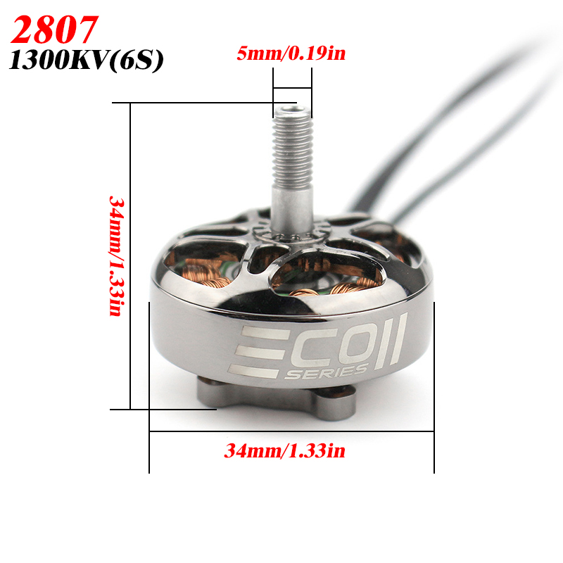 โดรน FPV 4ชิ้น/ล็อตชิ้นส่วน DIY มอเตอร์ไร้แปรงถ่านสำหรับ X2807 2807 1300KV 4S-6S สำหรับ Mark4 FPV ฟรีสไตล์7นิ้ว LR7คอร์ดคอบเตอร์ RC ระยะไกล