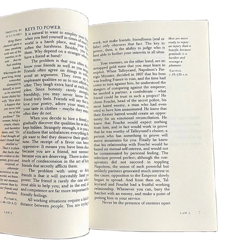 로버트 그린(Robert Greene)의 간결한 48가지 권력 법칙 영어 도서 정치 리더십 정치 철학 성인을 위한 동기 부여 책