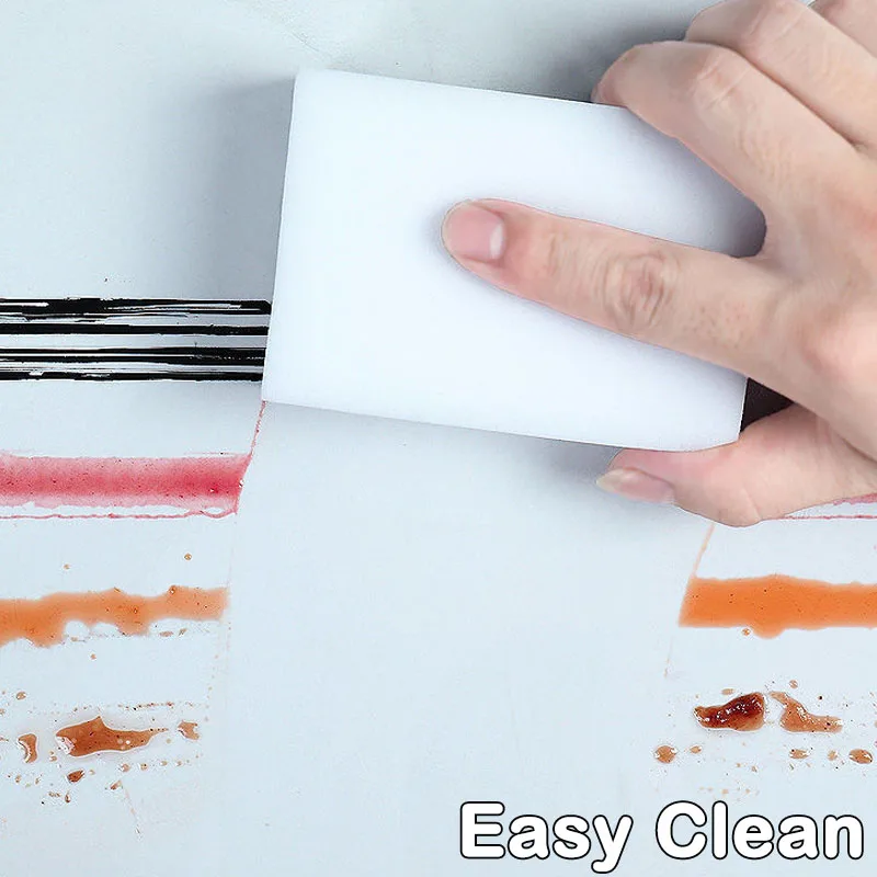 20pcs/Lot Magic Sponge Eraser White Melamine Sponge for Dishwashing Kitchen Bathroom Office Cleaner Cleaning Tools 100*60*20mm