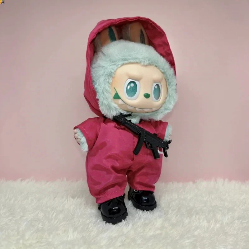 17 см кукольная одежда, аксессуары для монстра, корея Kpop Lafufu Idol V1 V2 V3, куртка Commando, одежда с подвеской