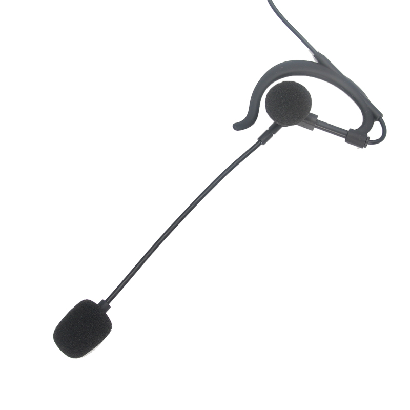 XIERDE Earphone With Microphone Stick For Kenwood, Baofeng And Other K-head Walkie-Talkies