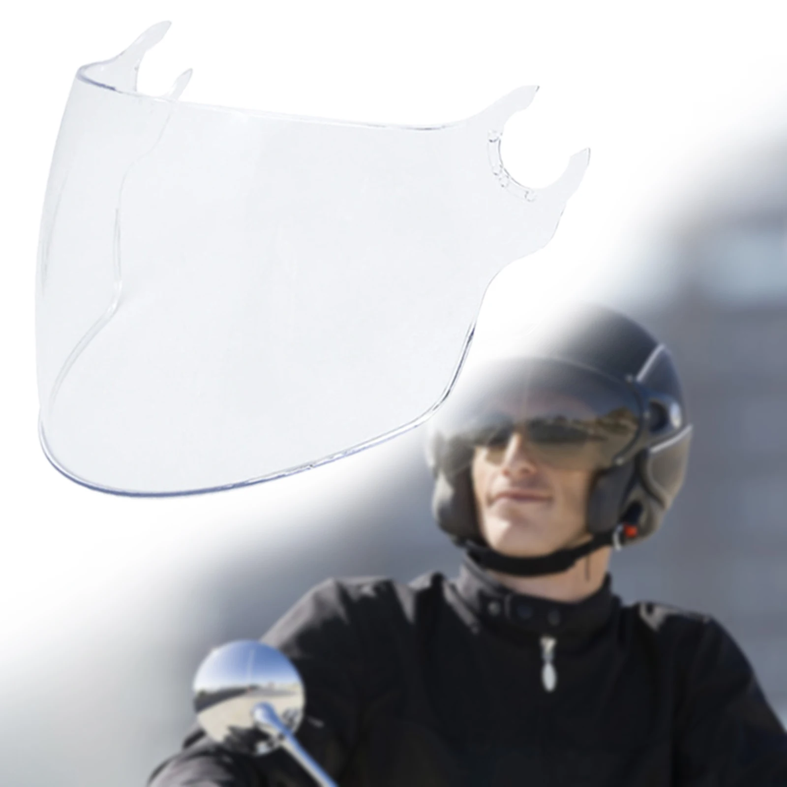 Kaski motocyklowe osłona obiektywu wymienna solidna motocyklowa osłona przeciwwiatrowa soczewka do kasków LS2 akcesoria