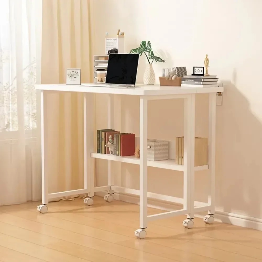 Folding Computer Desk Study Computer Desks for Home Office  Multifunctional Foldable Desk Nordic Simple and Stable Bedroom Desk