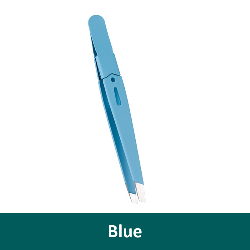 Puller Stainless   Eyebrow Tweezer Hairs  Steel Slanted Eye Brow  Clips Removal Makeup Tools  Colorful Hair Beauty Fine